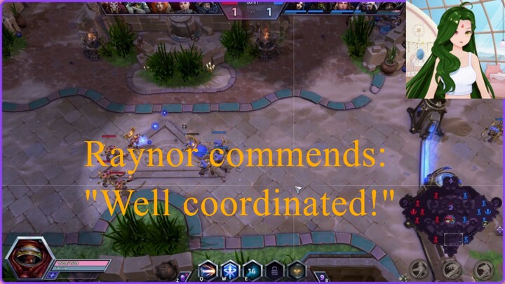 Progressing in HOTS in 90 days| Raynor commends: "Well coordinated!"