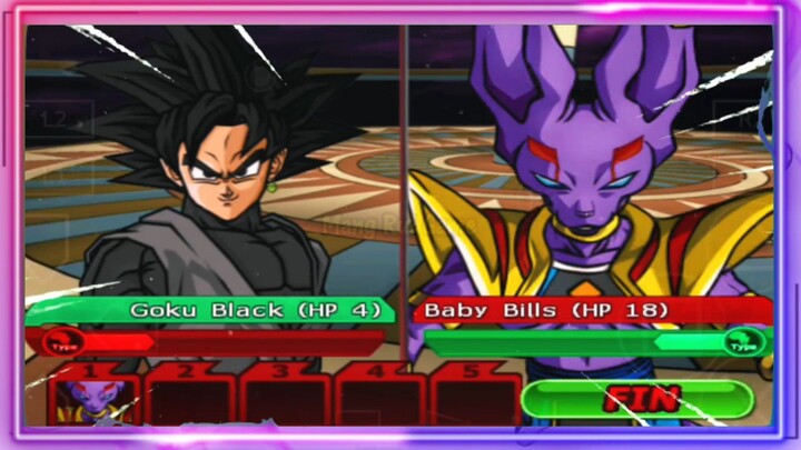 GOKU BLACK (BASE) VS BABY BILLS - DB MOD ANDROID GAMEPLAY