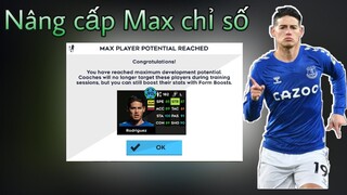 Nâng cấp Max chỉ số James Rodriguez trong Dream League Soccer 2021