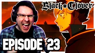 THE CRIMSON LION KING!! | Black Clover Episode 23 REACTION | Anime Reaction