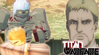 [Titan Warfare Attack on Titan] Armored Titan pamer!! Momen highlight Reiner saat dia menabrak tembo