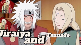 Jiraiya last meeting with Tsunade.😌❤️🤍🤍🖤.#anime