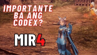 MIR4 GUIDE : IMPORTANTE BA ANG CODEX?
