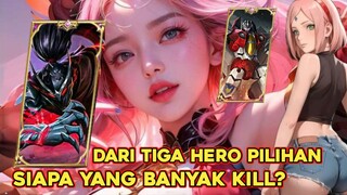 TIGA HERO PILIHAN INI SIAPA YANG TEEKUAT❓