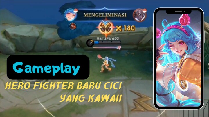 Gameplay Hero fighter baru yang kawaii dan op banget 👍