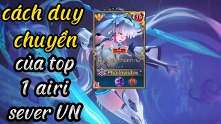 Cách Duy Chuyển Của Top 1 Airi Phú invisible. #liênquânmobile #airi #phuinvisible