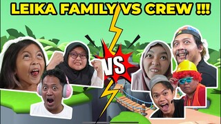 STUMBLE GUYS LEIKA VS AYAH DAN CREW 🥳 MENANG DAPET UANG