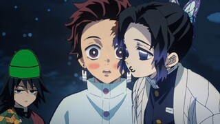 [ Kimetsu no Yaiba ] Kupu-kupu Ninja berciuman, Yi Yong berwarna hijau [Anime Imajiner] Hee hee hee hee hee