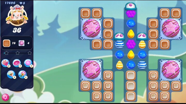 Candy crush saga level 17696 no booster