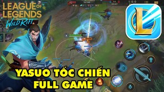 Trải nghiệm Yasuo vs Yasuo lả lướt trong LMHT: Tốc Chiến | League of Legends Wild Rift Alpha Test