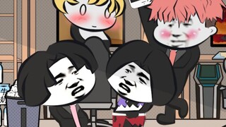 When there is a tall person in the dormitory