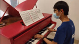 [Musik] Memainkan <il vento d'oro> dengan piano di dalam mall