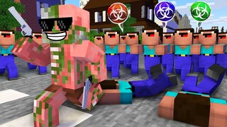 Monster School : EPIC NOOB APOCALYPSE - Minecraft Animation