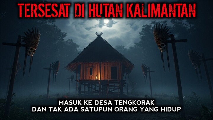 TERSESAT DI HUTAN KALIMANTAN, MALAH TEMUKAN DESA YANG TAK ADA DI PETA! cerita horor