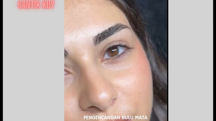 Pengencangan bulu mata #celana pendek #cantik