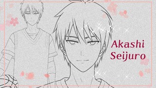 Akashi Seijuro Line art🏀❤