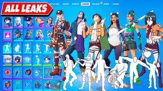 Fortnite Leaked Skins, Emotes and Items Update v.24.20: Levi and Mikasa, Attack on Titan Emotes, Koi