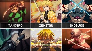Nichirin Swords and their owners in Demon Slayer | kimetsu no yaiba