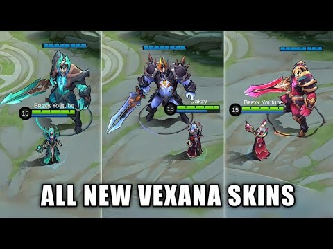 ALL VEXANA SKINS IS HERE 🤤