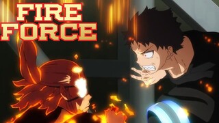 Shinra VS Captain Burns Round 2 (Dub Clip) | Fire Force