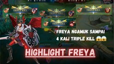 Freya acak acak musuh sampai dibikin trauma 🥶 [ Highlight Freya ]