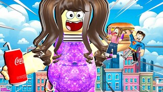 COMA E CORRA PARA SOBREVIVER 🍕🍔🍟🌭🍿- ROBLOX
