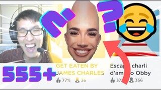 Roblox ครั้งแรก! 😂- Get Eaten By James Charles โดน "กิน" โดยดาราจาก อเมริกา😂