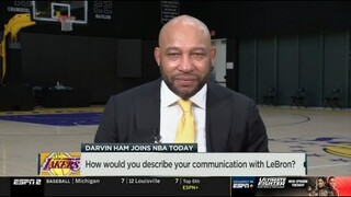 NBA TODAY | Darvin Ham joins Malika Andrews reveals his plan on Lakers with LeBron-WestBrook-AD