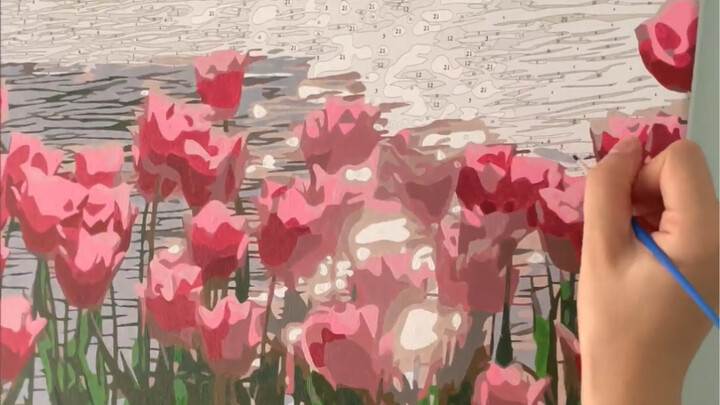 Apa kamu berani menantang diri untuk melukis sebuah lukisan digital bunga tulip?