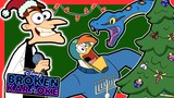 The Greens, Doof, Baymax, and more sing Deck the Halls! | Broken Karaoke | Disney Channel Animation