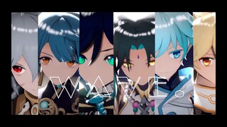 【Genshin Impact MMD/4K/60FPS】BOYS【WAVE】 #PleaseReadDescription