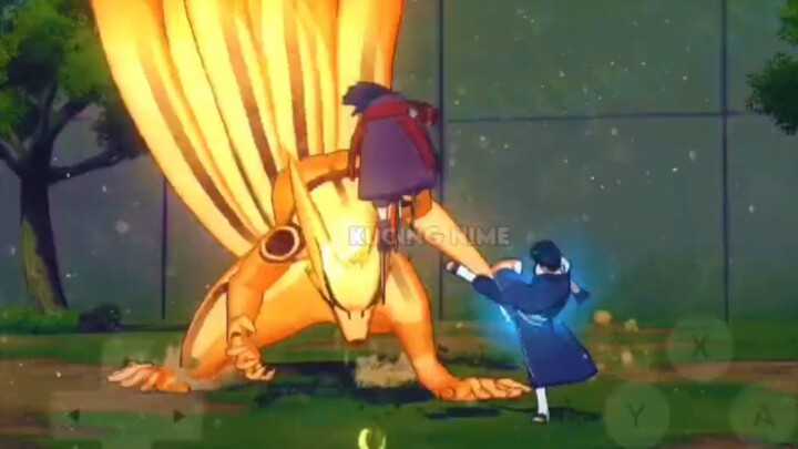 OBITO & MADARA LAWAN KYUBI LAGI, MODE CHAKRA KURAMA