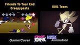 Rainbow Friends To Your End But Everyone Sings It (V4) | GAME x FNF Animation