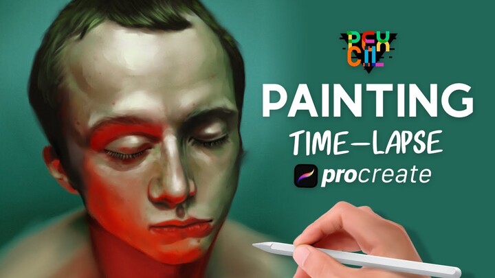 Pex-cil [ PAINTING ] ปิดตา พาโชค | วาดด้วย Procreate | Time-lapse