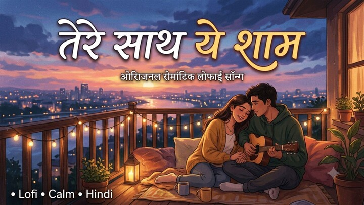 तेरे साथ ये शाम | ओरिजिनल रोमांटिक लोफाई सॉन्ग (Original Romantic Lofi Song) -  Hindi Lofi
