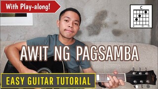 Awit ng Pagsamba(Easy Guitar Tutorial) by Musikatha