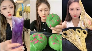 Thánh Ăn Đá Ăn Đá Lạnh Màu Sắc Hình Dạng Bất Thường Thú Vị - ASMR Ice Crunchy Eating sound#190