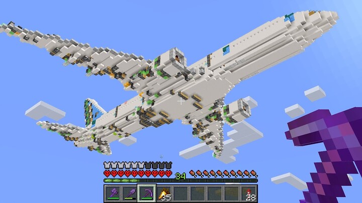 I Built An Actual Working Plane In Minecraft