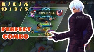 GUSION PERFECT COMBO BY JESS NO LIMIT.