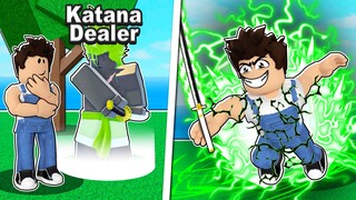 I UNLOCKED A RARE KATANA In Roblox Grand Piece Online!