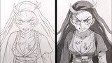How to Draw Nezuko Demon Transformation - [Kimetsu no Yaiba]