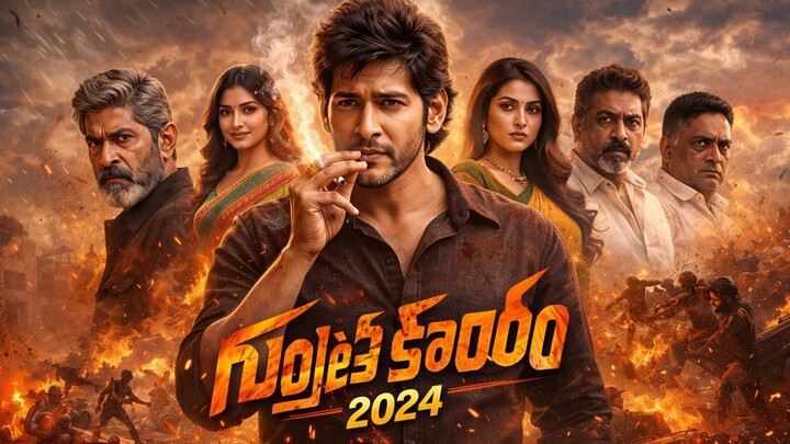 Guntur.Kaaram.Mahesh Babu,Sreeleela, Meenakshi Chaudhar..720p.WEB-DL.Hindi