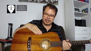 Cort L450C Acoustic Guitar Demo Review strung with D'Addario EJ26 Phosphor Bronze