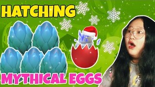 🥚HATCHING MYTHICAL EGGS🥚+ BUYING ICE GOLEM IN ADOPT ME (IM BACK GUYS!)