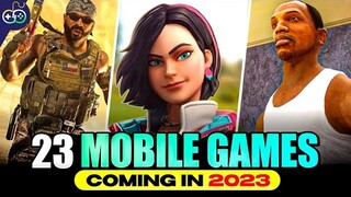 *TOP 23 Best* Mobile Games Coming in 2023 | High Graphics + 4k Quality