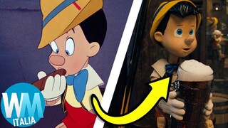 Top 10 DIFFERENZE nei FILM di PINOCCHIO del 1940 e del 2022!