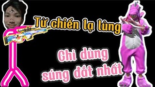 Chỉ mua súng đắt nhất khi chơi Tử Chiến trong FreeFire | Chú Xám
