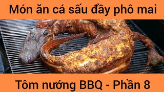 Món ăn cá sấu đầy phô mai tôm nướng BBQ #8