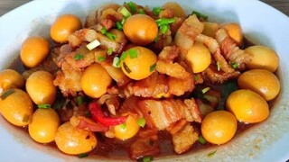 Thịt Kho Trứng Cút | Cách Nấu Thịt Kho Lên màu đẹp