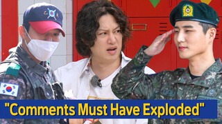 [Knowing Bros] "The Comments Must Have Exploded" DAY6's Military Story where Heechul Was Surprised